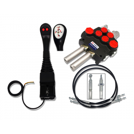 ROZDZIELACZ 2 SEK 80L JOYSTICK LINKI TUR ZATRZASK